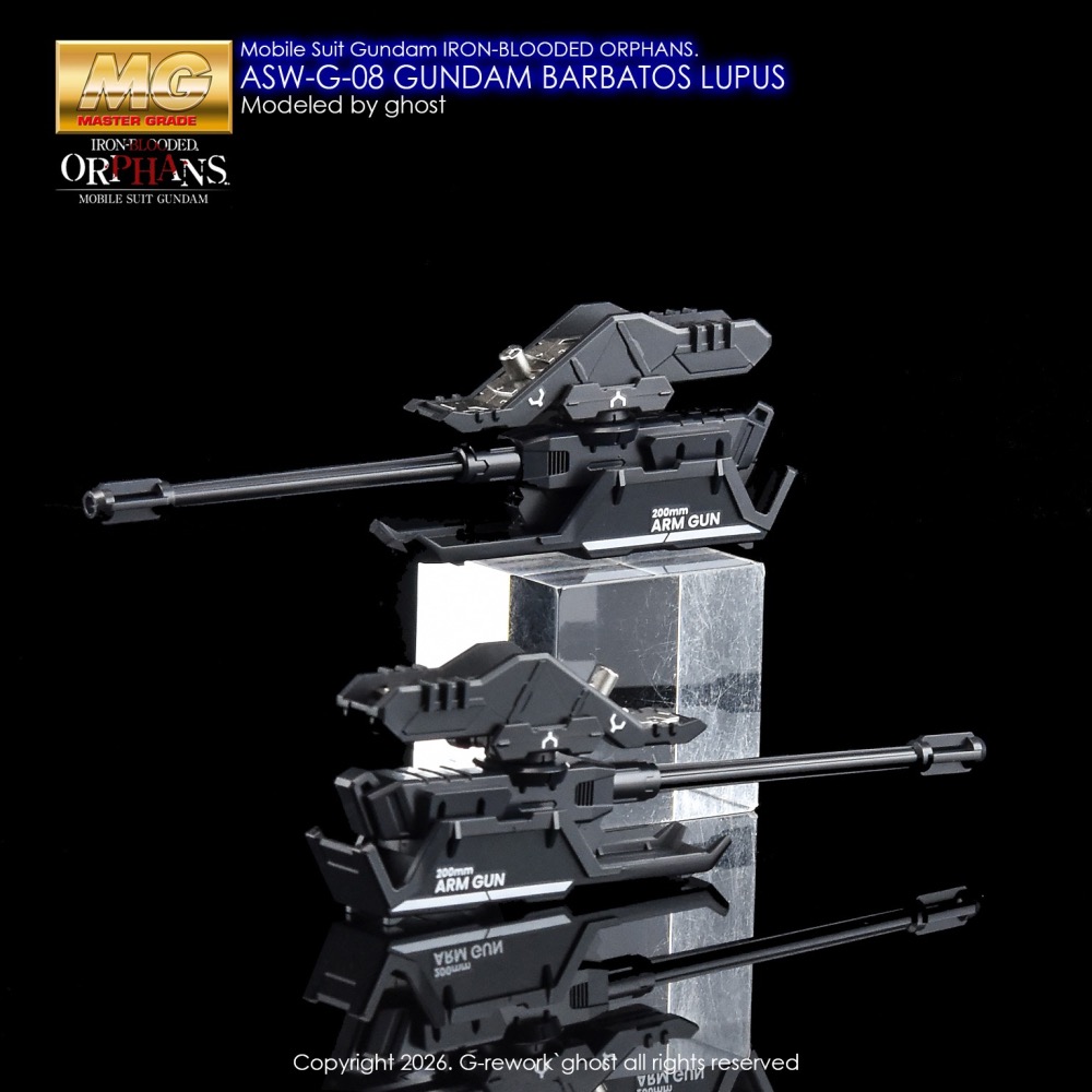 [BUOCO] 炎水貼 GHOST MG 1/100 天狼型獵魔鋼彈 Barbatos Lupus 鐵華團 螢光 水貼-細節圖11