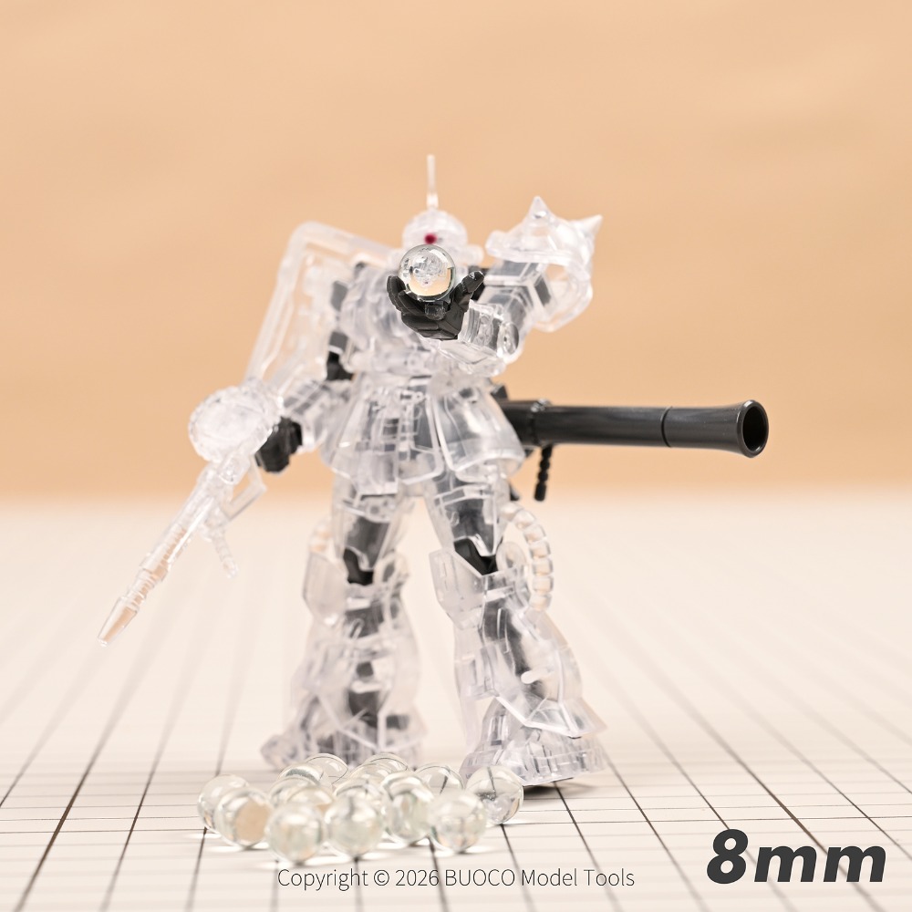[BUOCO] 專業調漆攪拌珠 實心無氣泡 玻璃珠 搖漆珠 (6mm/8mm) 預調漆 硝基漆 琺瑯漆 水性漆 皆可使用-規格圖9