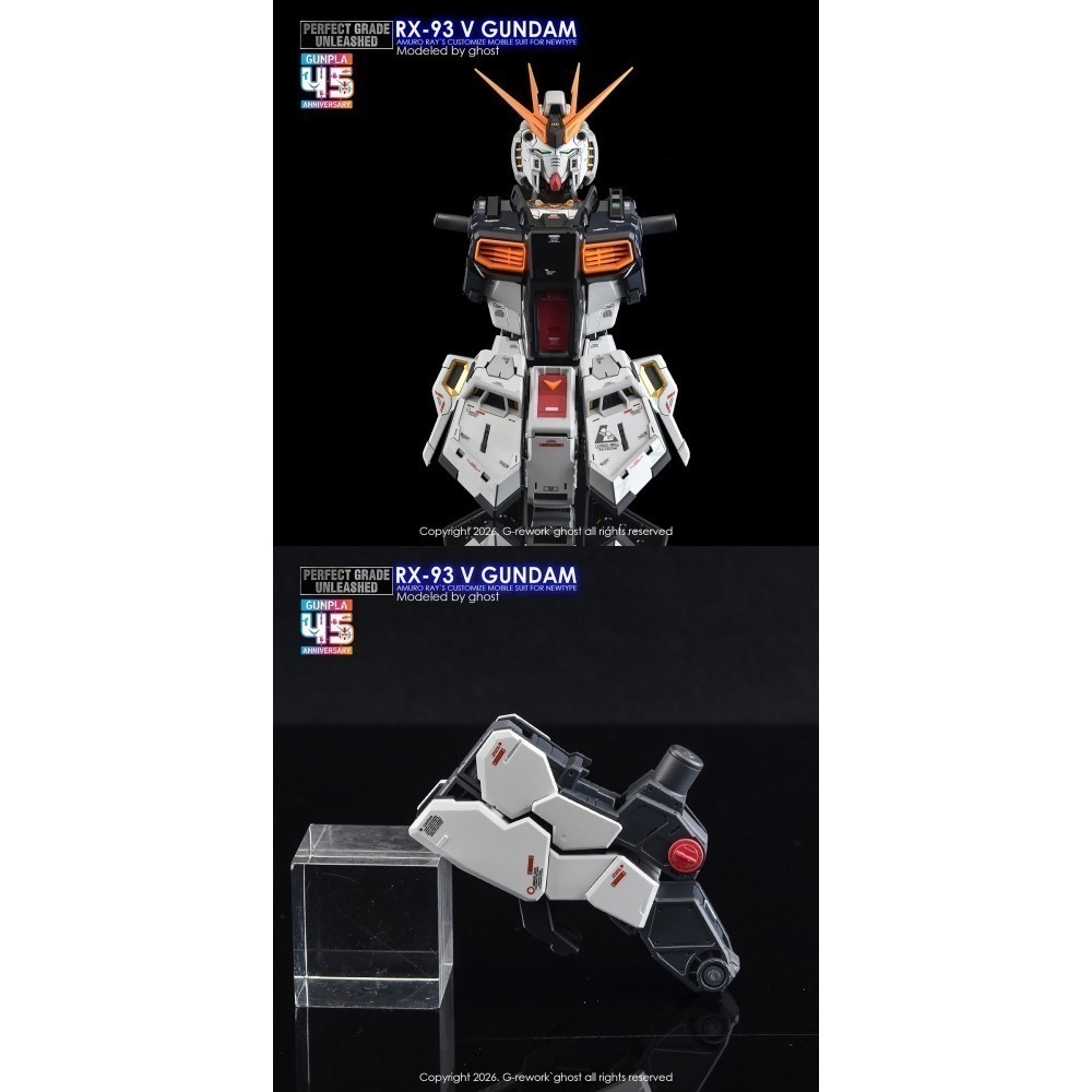 [BUOCO] 炎水貼 GHOST PGU 1/60 v鋼彈 Nu鋼彈 牛鋼 RX-93 螢光 水貼-細節圖7