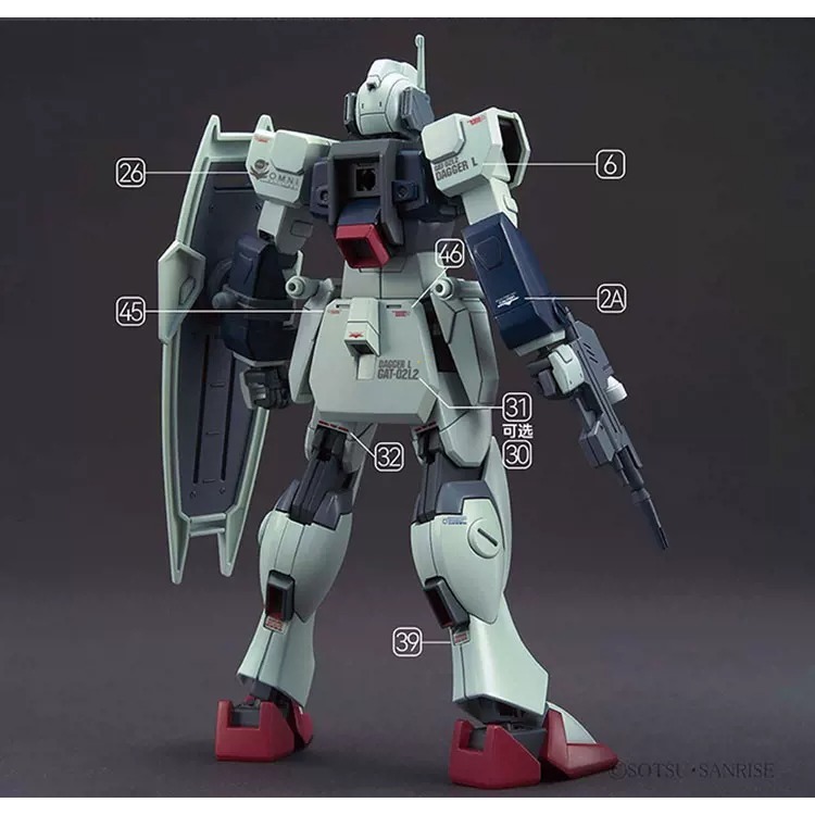 [BUOCO] 咕廠長 GUGU HG 1/144 刃式L / 威達 Dagger L & Windam 通用水貼 短劍-細節圖6