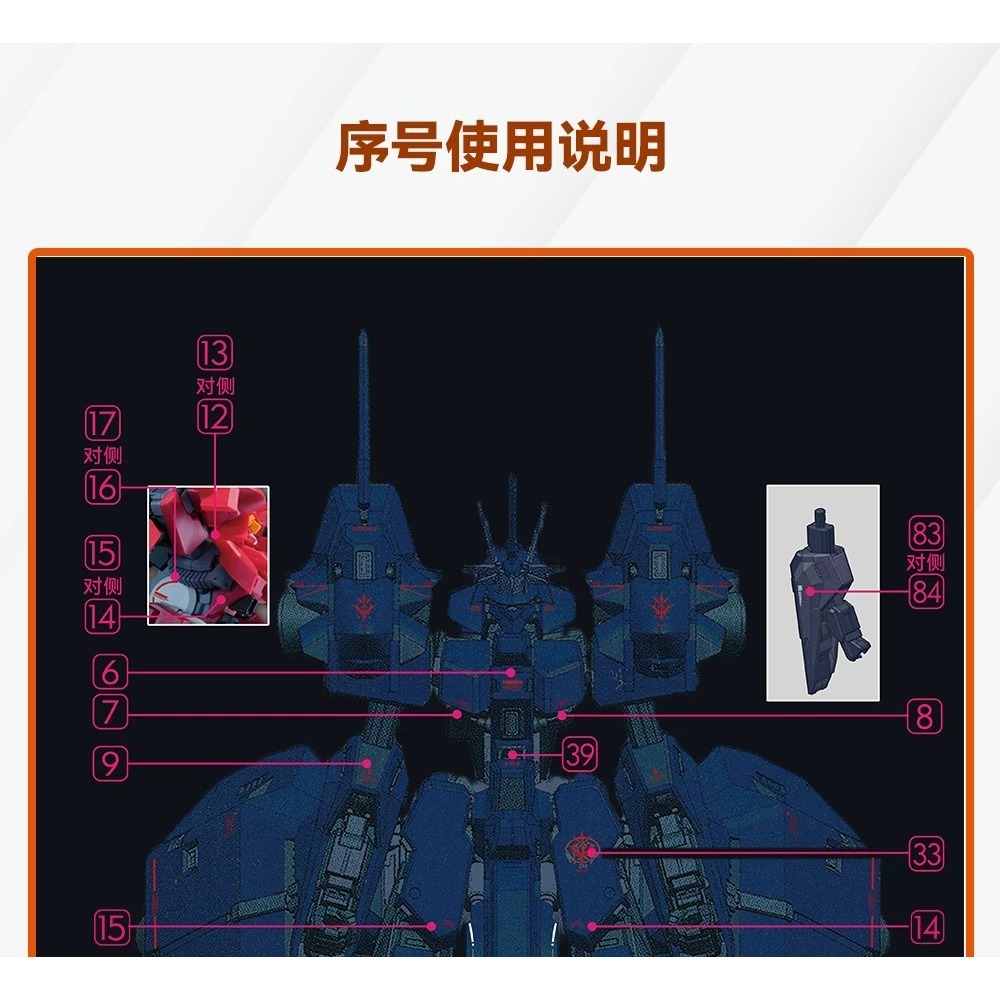[BUOCO] 咕廠長 GUGU HG A.O.Z Re-Boot 里海傑 里海澤 Re-Haze 水貼 AOZ 小龍蝦-細節圖5