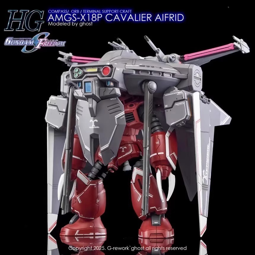 [BUOCO] 炎水貼 GHOST版 HG 驍騎艾弗里德 CAVALIER AIFRID 螢光水貼 卡巴利亞-細節圖6