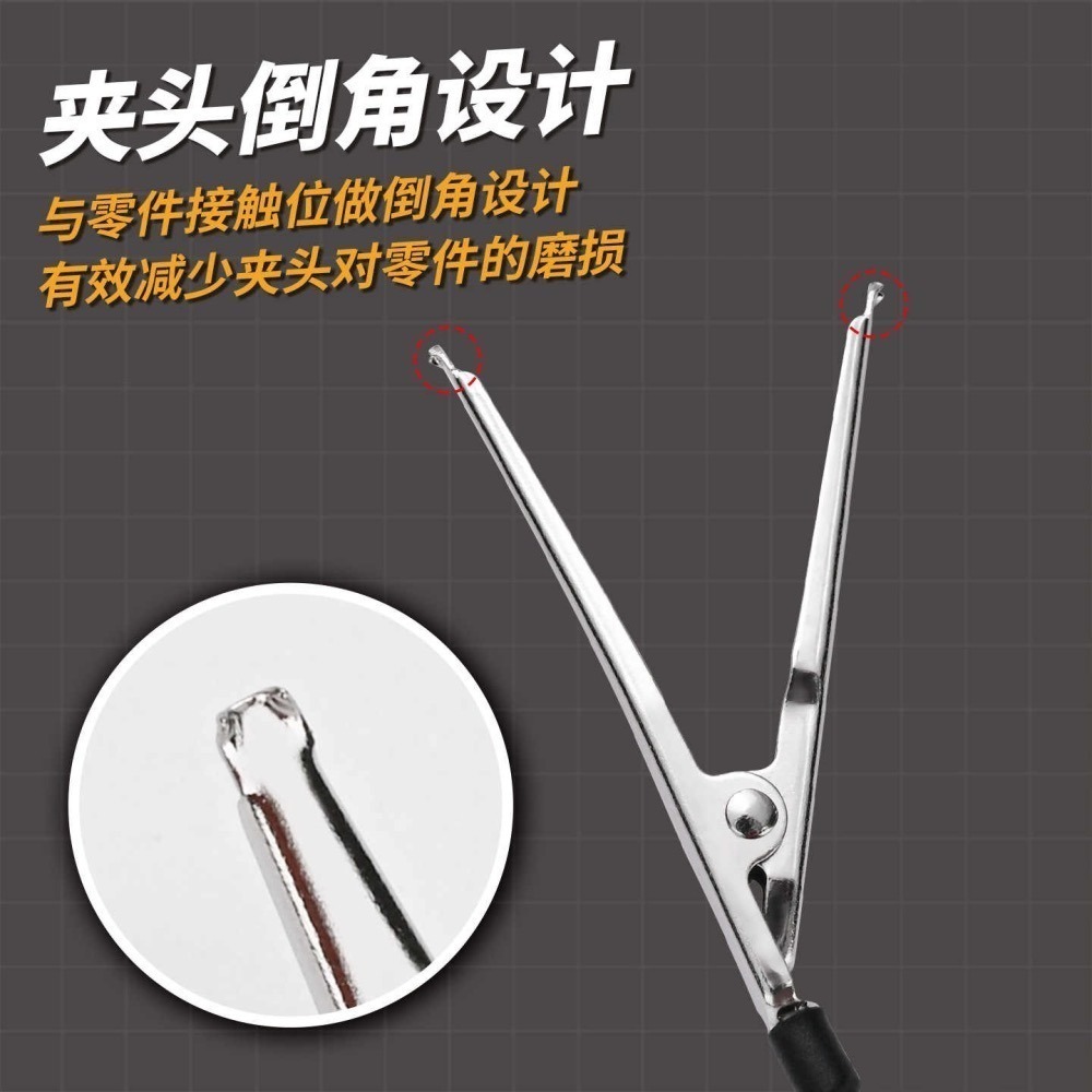 [BUOCO] 模式玩造 MS-130 金屬反向上色夾 噴漆夾 (10支裝) 模型零件噴塗 解決無卡榫中空零件-細節圖5