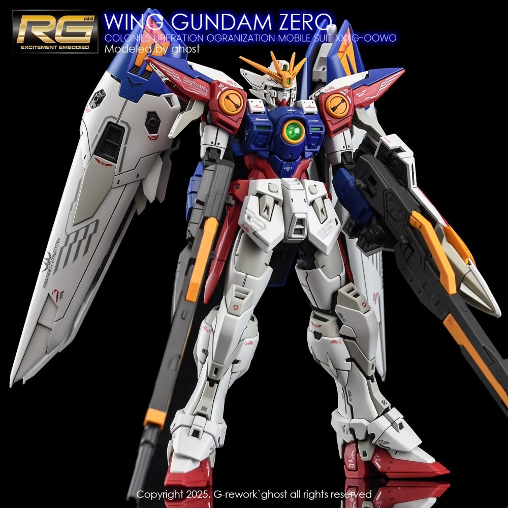 [BUOCO] 炎水貼 GHOST RG 1/144 XXXG-00W0 飛翼鋼彈零式 TV版 螢光 水貼 飛翼 零式-細節圖3