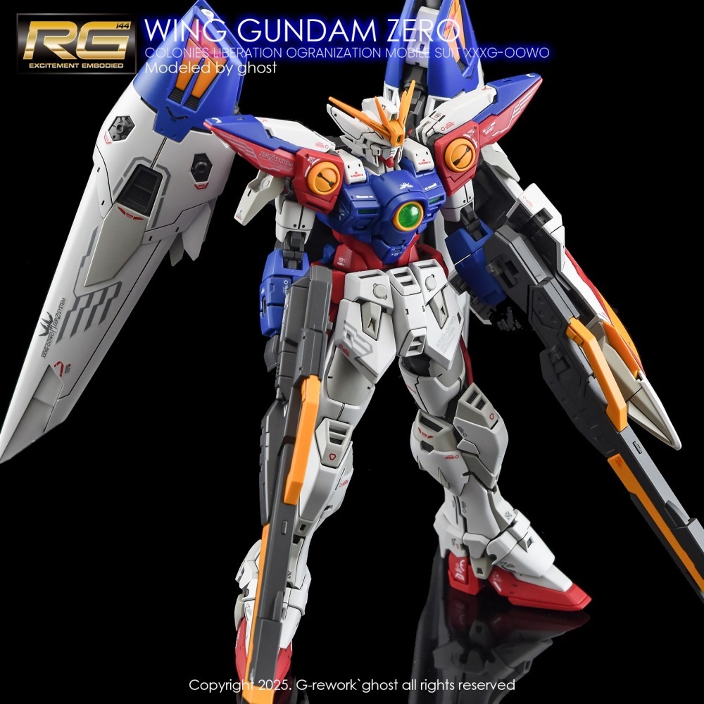 [BUOCO] 炎水貼 GHOST RG 1/144 XXXG-00W0 飛翼鋼彈零式 TV版 螢光 水貼 飛翼 零式-細節圖6
