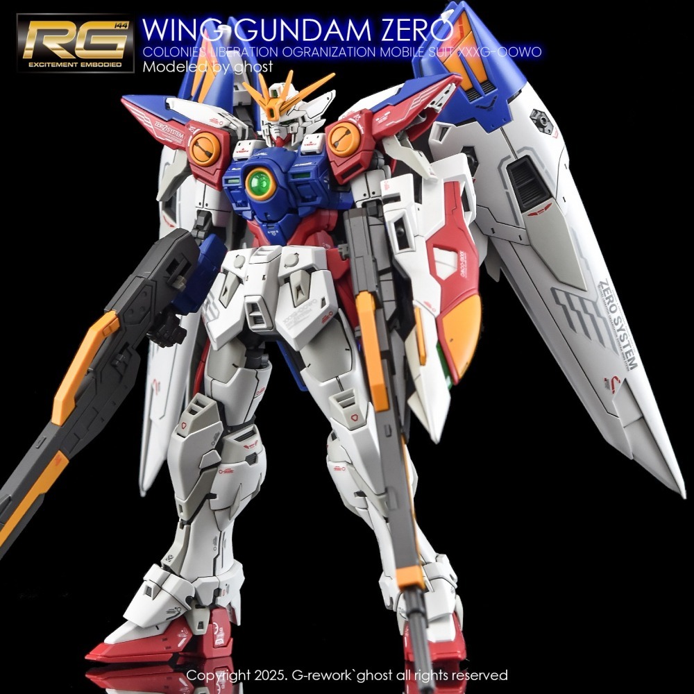 [BUOCO] 炎水貼 GHOST RG 1/144 XXXG-00W0 飛翼鋼彈零式 TV版 螢光 水貼 飛翼 零式-細節圖7