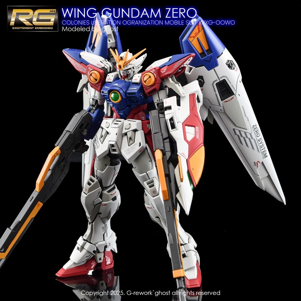 [BUOCO] 炎水貼 GHOST RG 1/144 XXXG-00W0 飛翼鋼彈零式 TV版 螢光 水貼 飛翼 零式-細節圖8