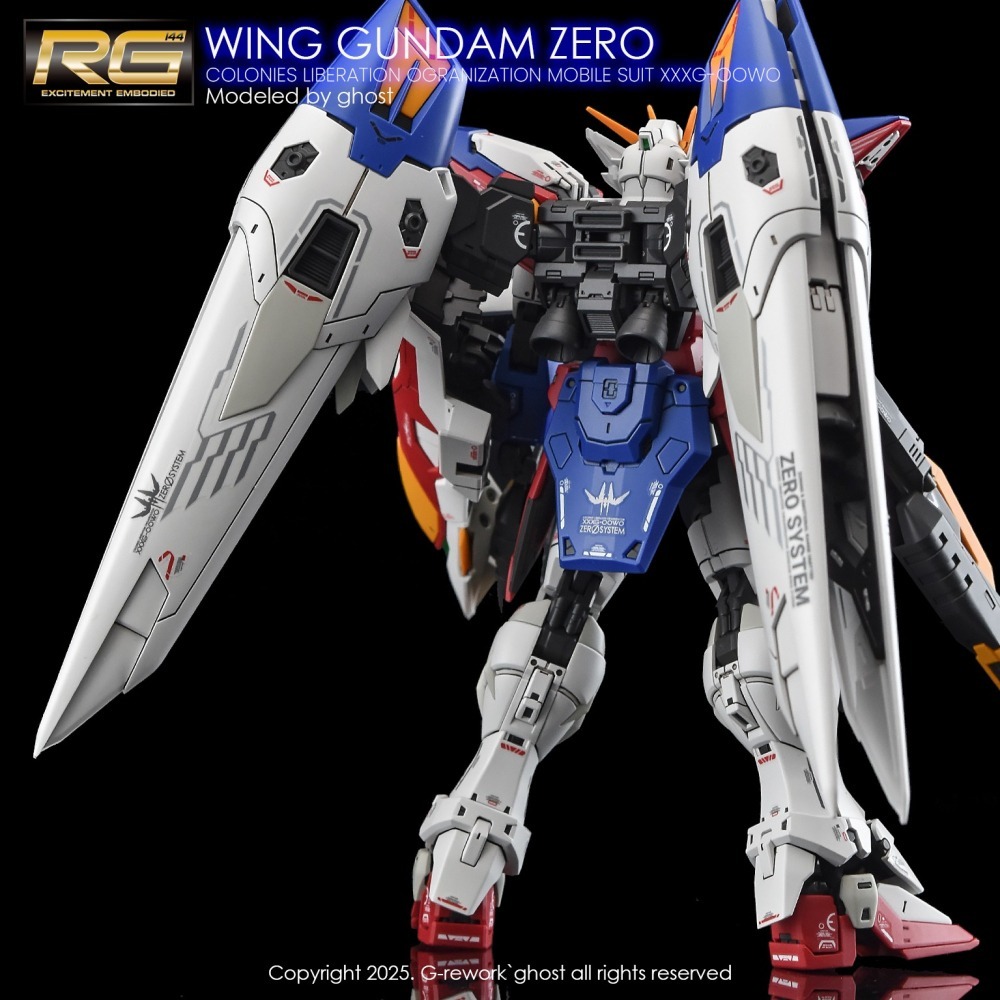 [BUOCO] 炎水貼 GHOST RG 1/144 XXXG-00W0 飛翼鋼彈零式 TV版 螢光 水貼 飛翼 零式-細節圖9