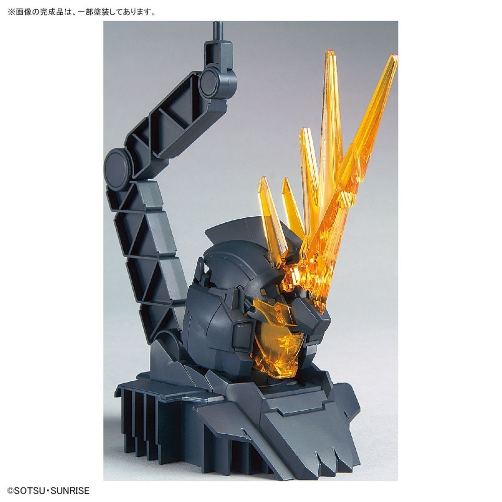 [BUOCO] TGB 鋼彈基地限定 1/48 獨角獸鋼彈 & 報喪女妖 頭像展示支架 精神感應框架彩色Ver.-細節圖10
