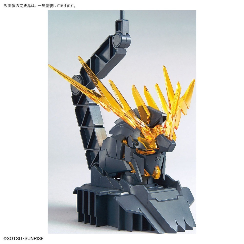 [BUOCO] TGB 鋼彈基地限定 1/48 獨角獸鋼彈 & 報喪女妖 頭像展示支架 精神感應框架彩色Ver.-細節圖11