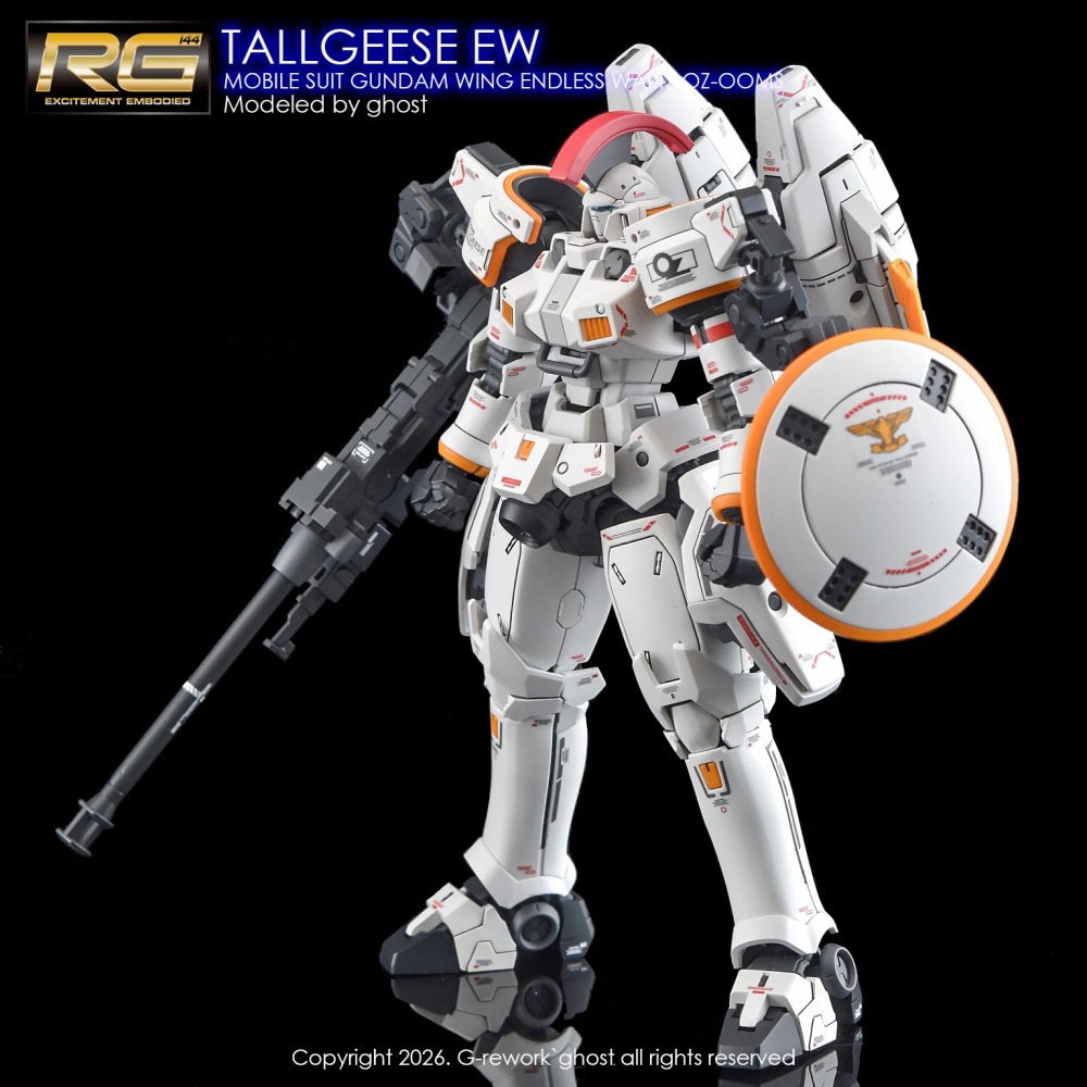 [BUOCO] 炎水貼 GHOST RG 1/144 托爾吉斯 EW (TALLGEESE EW) 螢光 水貼 鋼彈W-細節圖4