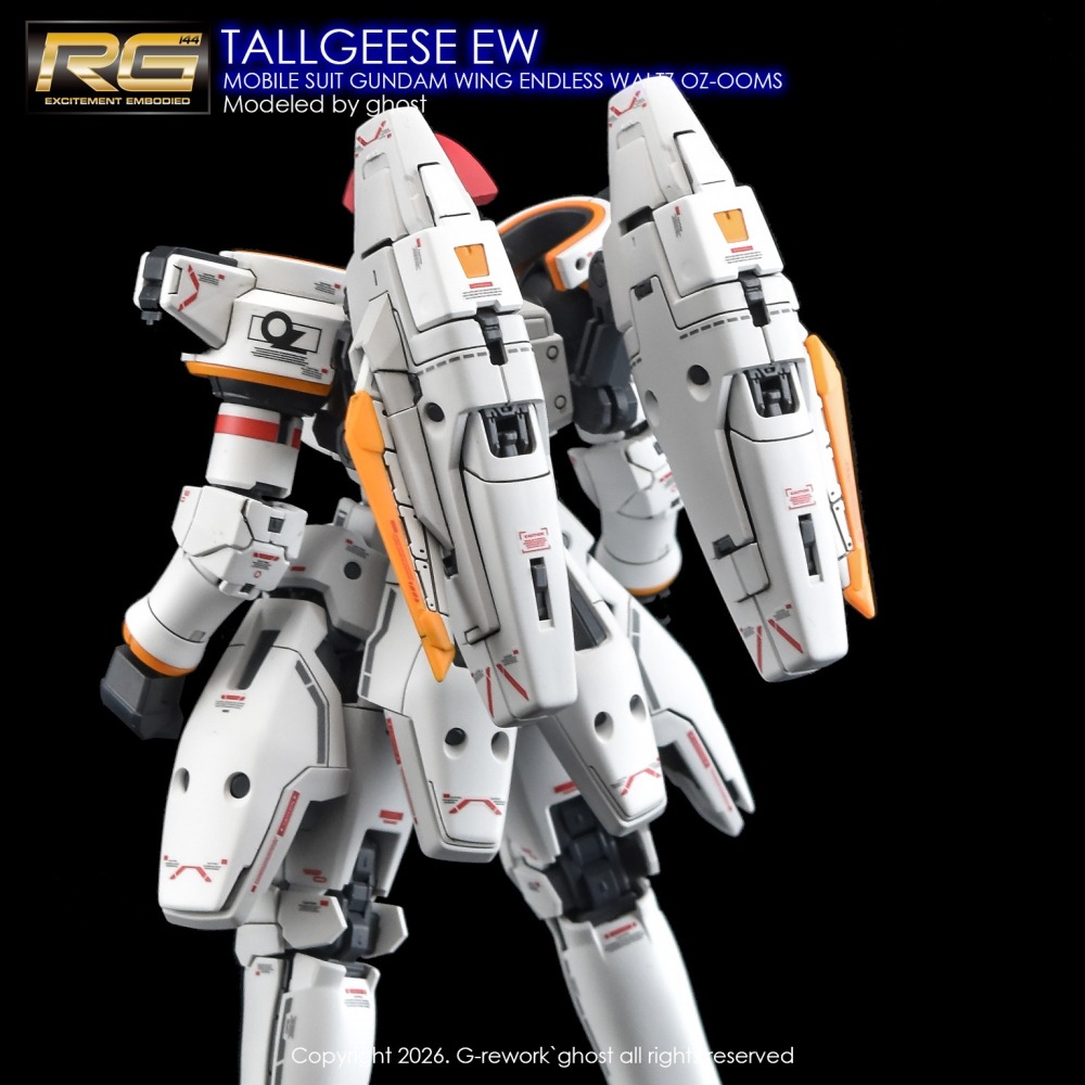 [BUOCO] 炎水貼 GHOST RG 1/144 托爾吉斯 EW (TALLGEESE EW) 螢光 水貼 鋼彈W-細節圖5