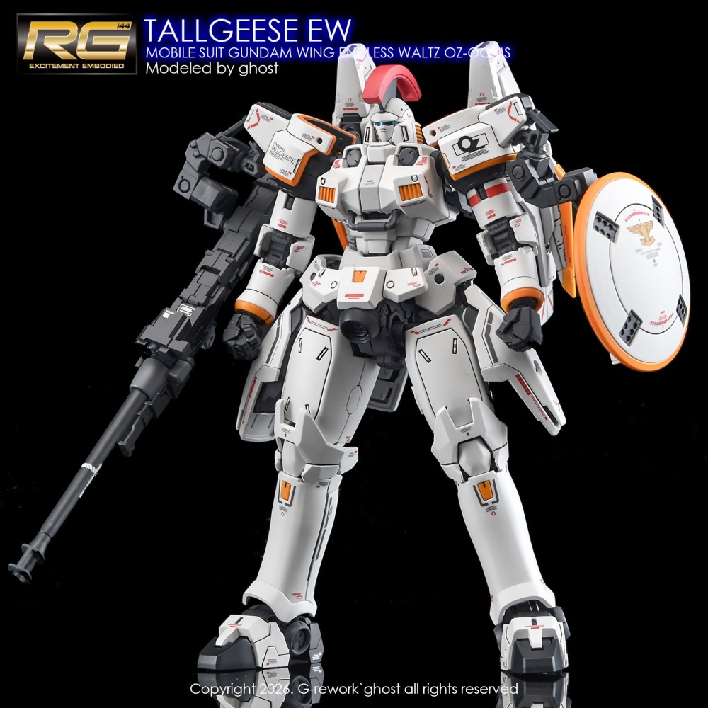 [BUOCO] 炎水貼 GHOST RG 1/144 托爾吉斯 EW (TALLGEESE EW) 螢光 水貼 鋼彈W-細節圖6