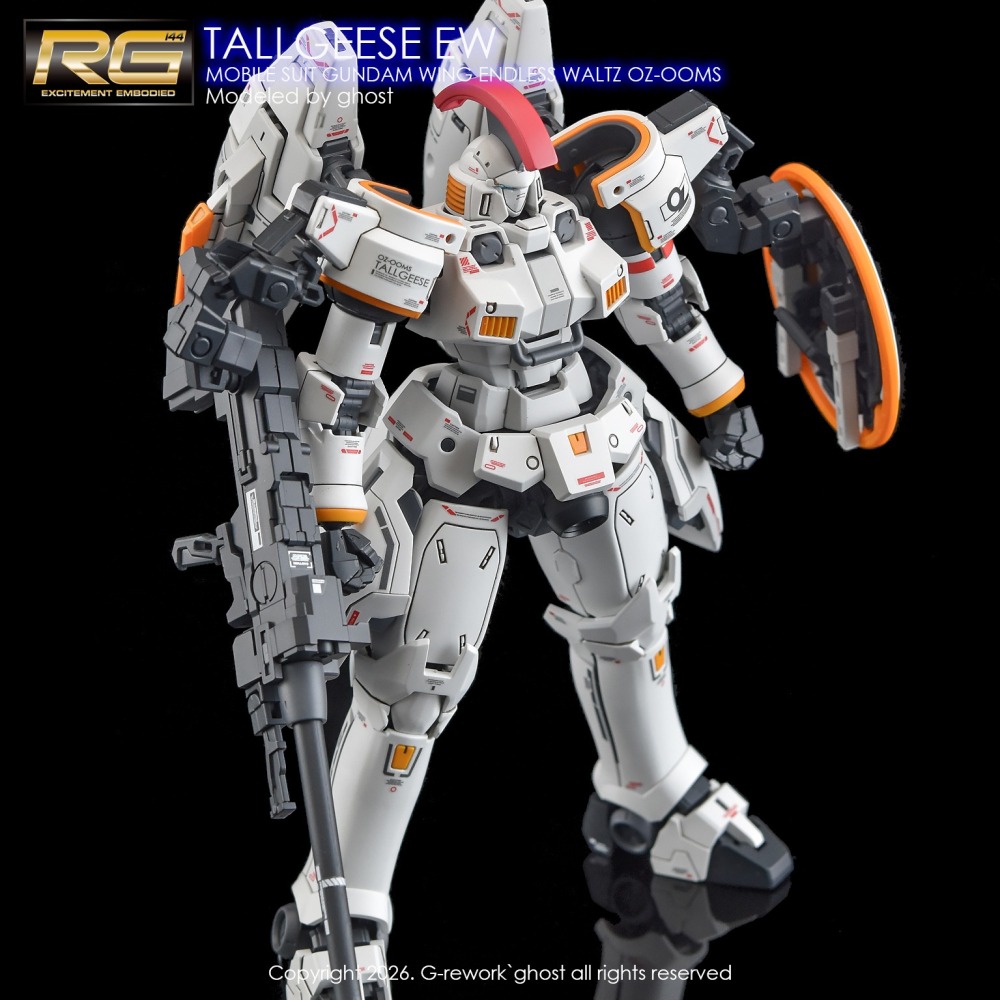 [BUOCO] 炎水貼 GHOST RG 1/144 托爾吉斯 EW (TALLGEESE EW) 螢光 水貼 鋼彈W-細節圖7