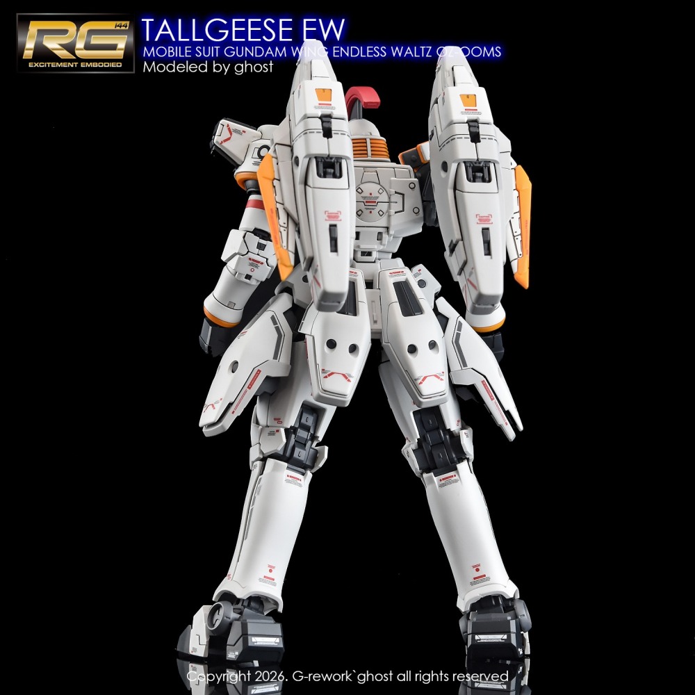 [BUOCO] 炎水貼 GHOST RG 1/144 托爾吉斯 EW (TALLGEESE EW) 螢光 水貼 鋼彈W-細節圖9