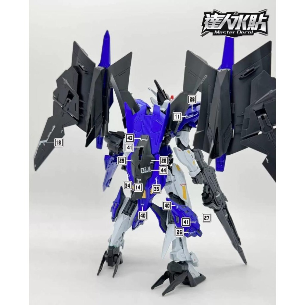 [BUOCO] 達人水貼 H147 HG 幻象鋼彈 OZ-19MASX GUNDAM GRIEPE 螢光 水貼 | 大林-細節圖5