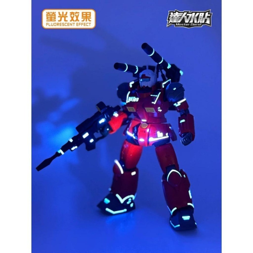 [BUOCO] 達人水貼 H023 HG 1/144 鋼加農 ( 庫克羅斯·德安之島 ) 螢光 專用水貼 | 大林-細節圖7