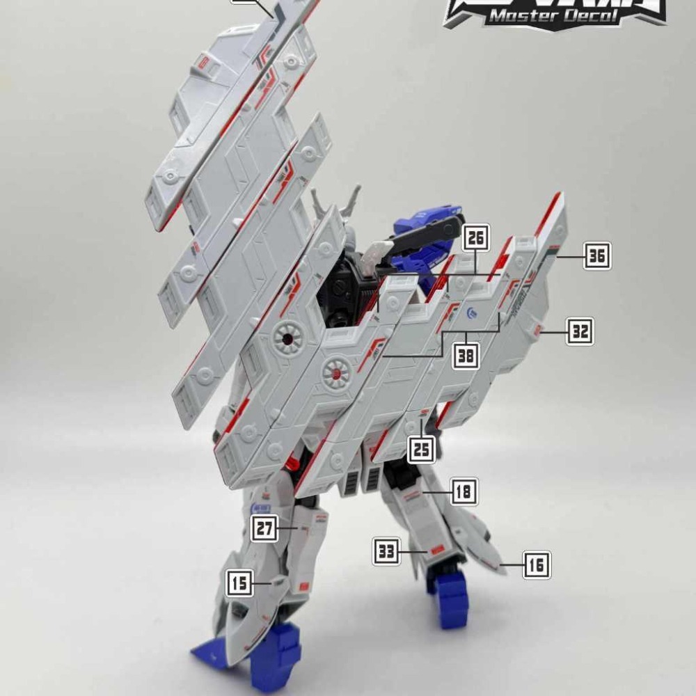 [BUOCO] 達人水貼 H094 HG 1/144 月鋼彈 ( MOON GUNDAM ) 螢光 專用水貼 | 大林-細節圖8
