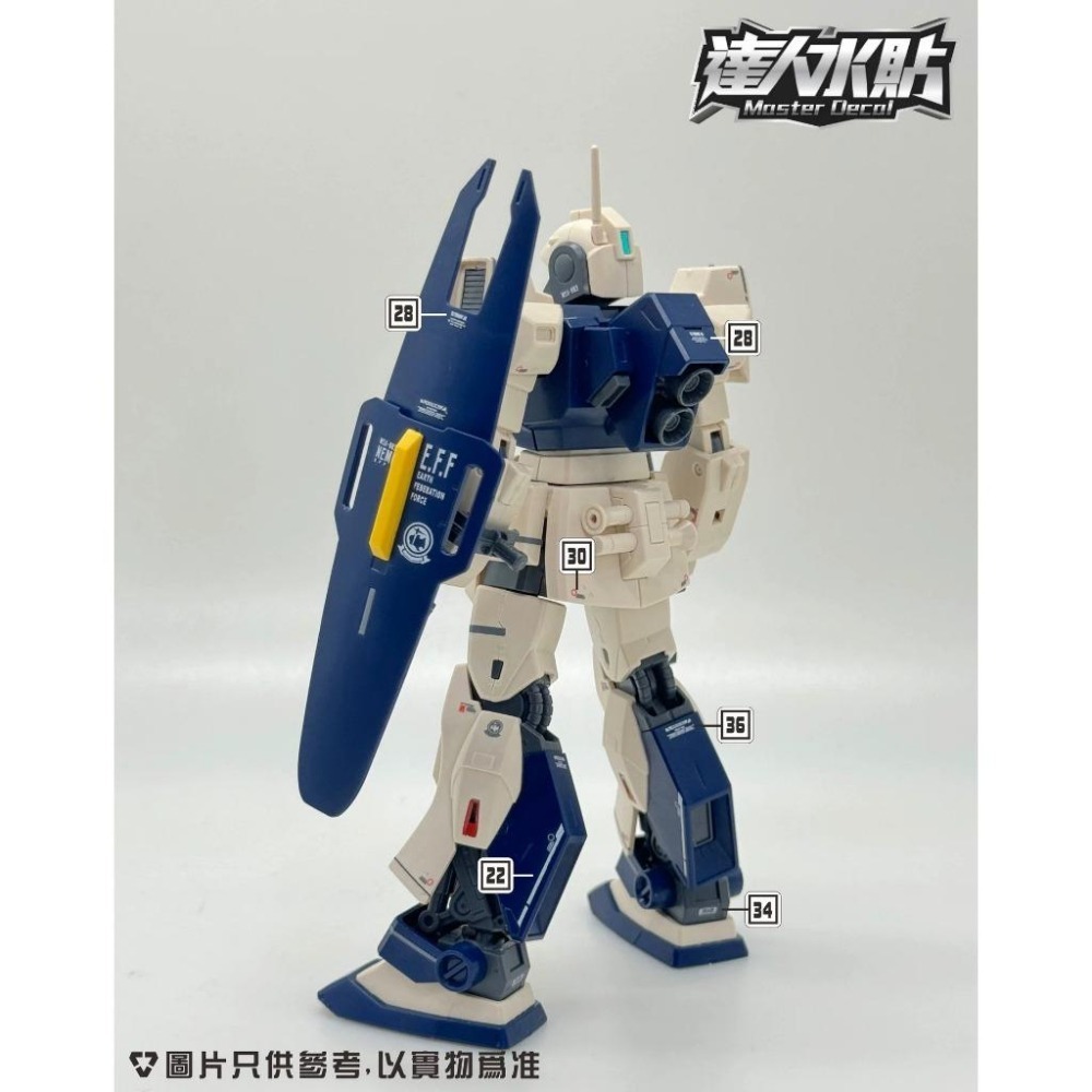 [BUOCO] 達人水貼 H138 HG 尼莫 鋼彈UC沙漠配色 MSA-003 螢光 專用水貼 | 大林-細節圖4