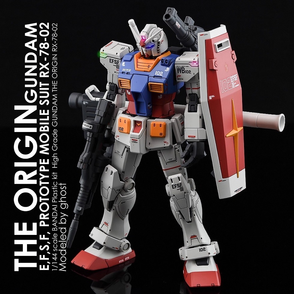 [BUOCO] 炎水貼 Ghost HG GTO 鋼彈 RX-78-02 薩克II 雙機版 螢光水貼-細節圖5