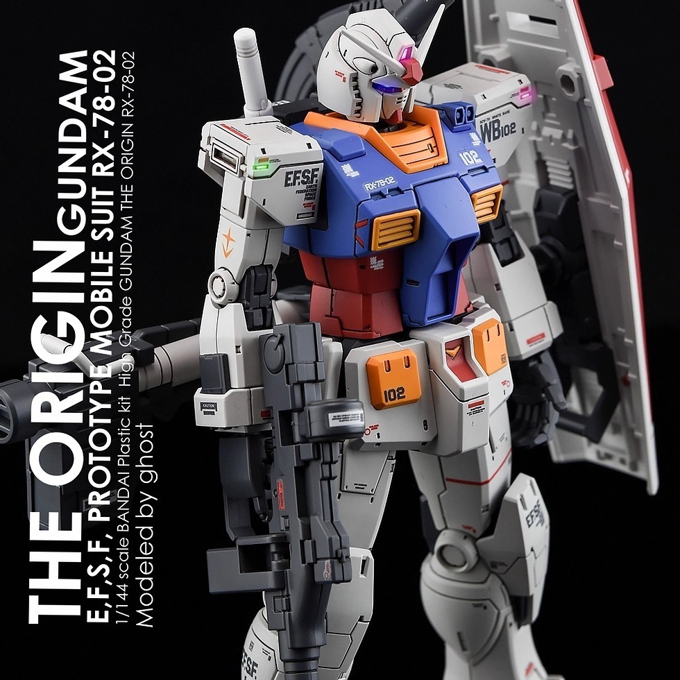 [BUOCO] 炎水貼 Ghost HG GTO 鋼彈 RX-78-02 薩克II 雙機版 螢光水貼-細節圖6