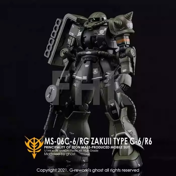 [BUOCO] 炎水貼 Ghost HG GTO 鋼彈 RX-78-02 薩克II 雙機版 螢光水貼-細節圖7