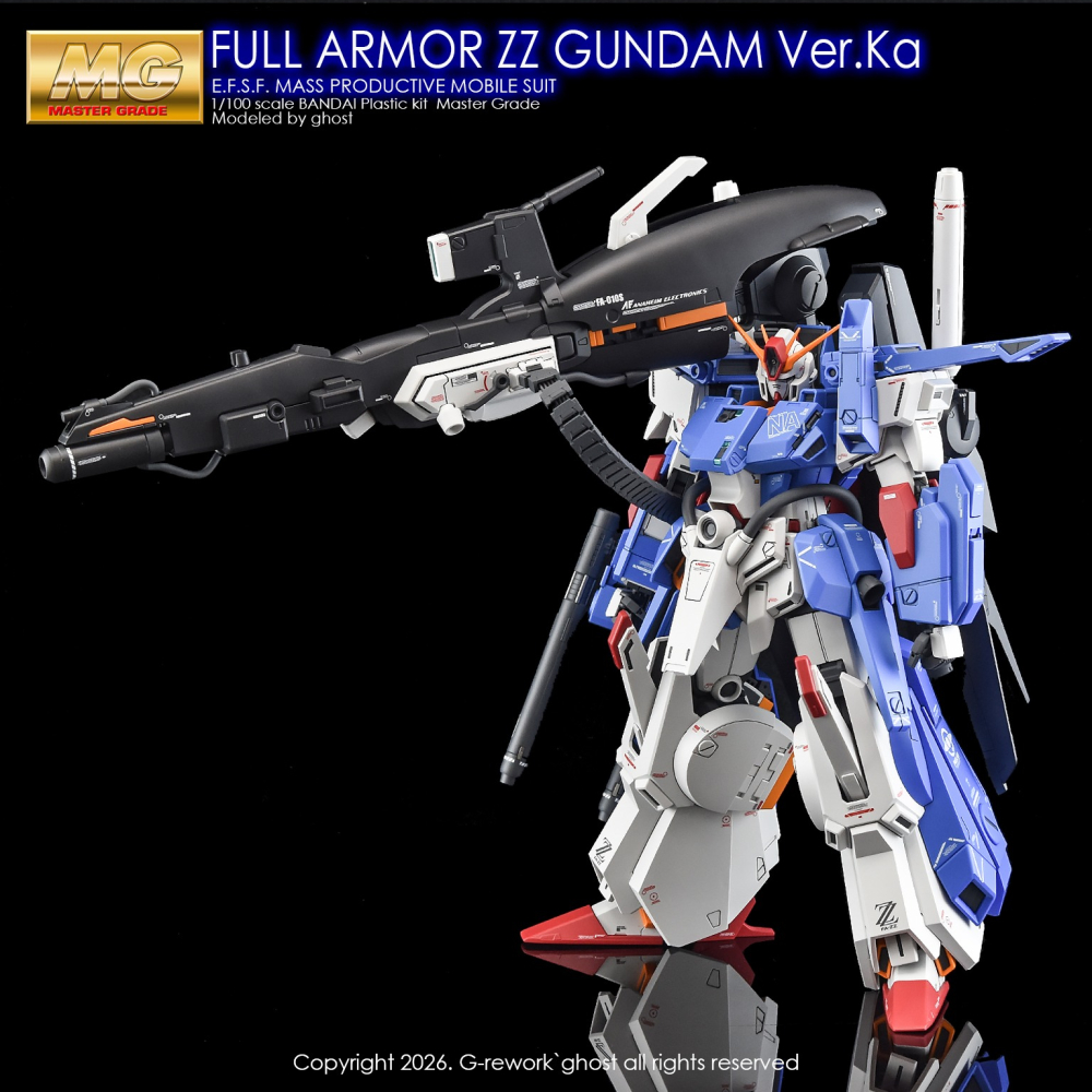 【BUOCO】炎水貼 GHOST MG 1/100 全裝甲型 ZZ 鋼彈 Ver.Ka | ZZFA |  FAZZ |-細節圖5