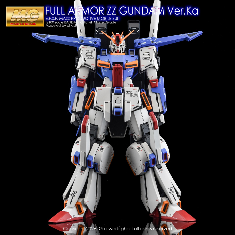 【BUOCO】炎水貼 GHOST MG 1/100 全裝甲型 ZZ 鋼彈 Ver.Ka | ZZFA |  FAZZ |-細節圖6