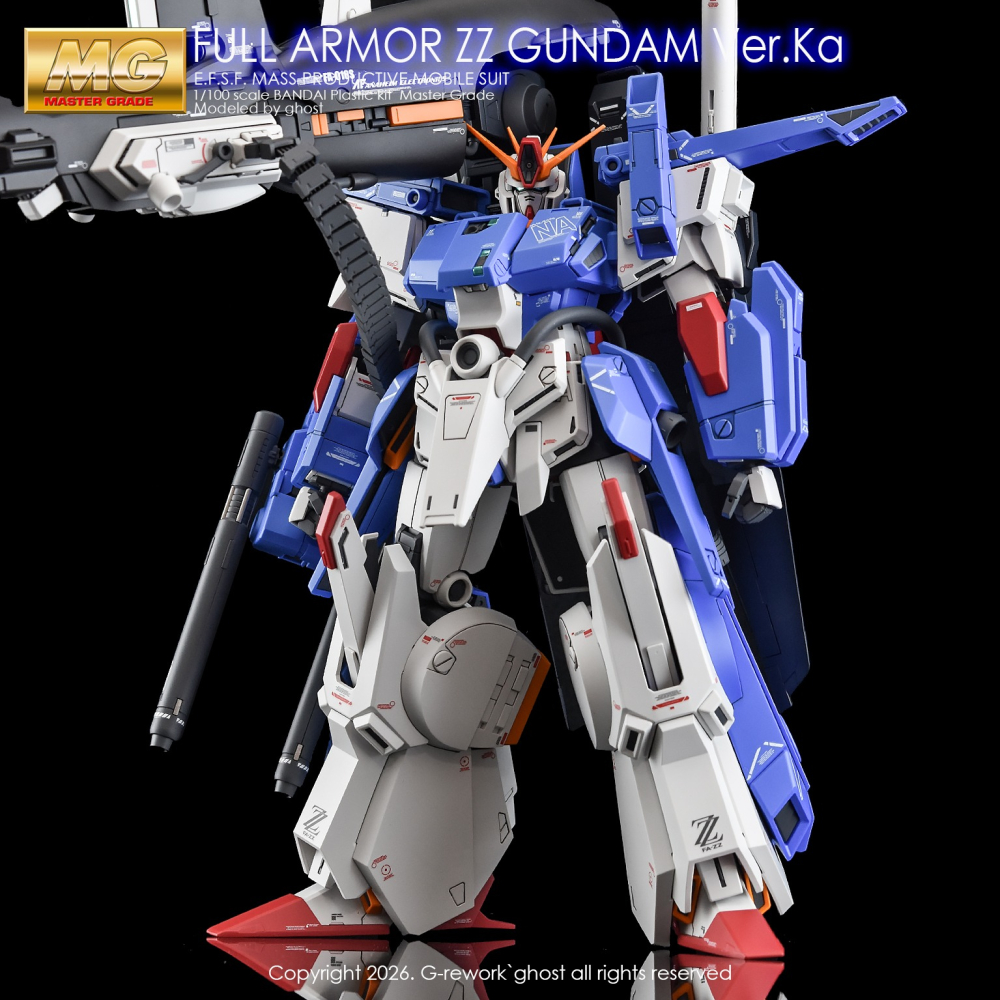 【BUOCO】炎水貼 GHOST MG 1/100 全裝甲型 ZZ 鋼彈 Ver.Ka | ZZFA |  FAZZ |-細節圖9