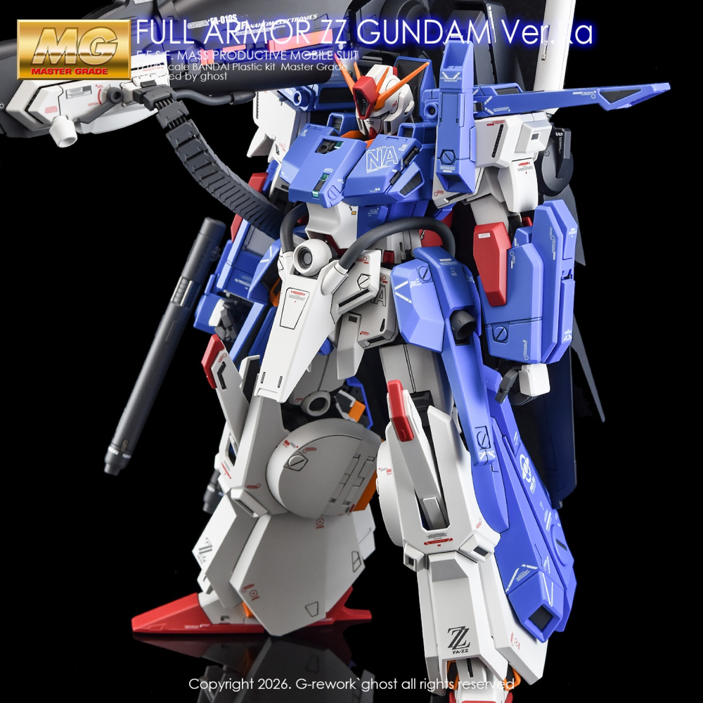 【BUOCO】炎水貼 GHOST MG 1/100 全裝甲型 ZZ 鋼彈 Ver.Ka | ZZFA |  FAZZ |-細節圖10