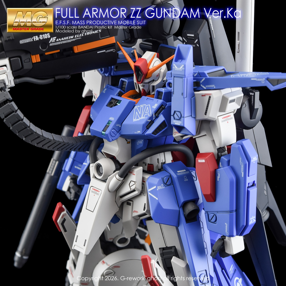 【BUOCO】炎水貼 GHOST MG 1/100 全裝甲型 ZZ 鋼彈 Ver.Ka | ZZFA |  FAZZ |-細節圖11