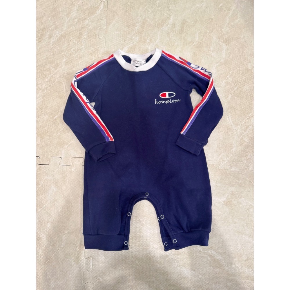 二手/hompiom藏藍爬服3號約80公分-規格圖1