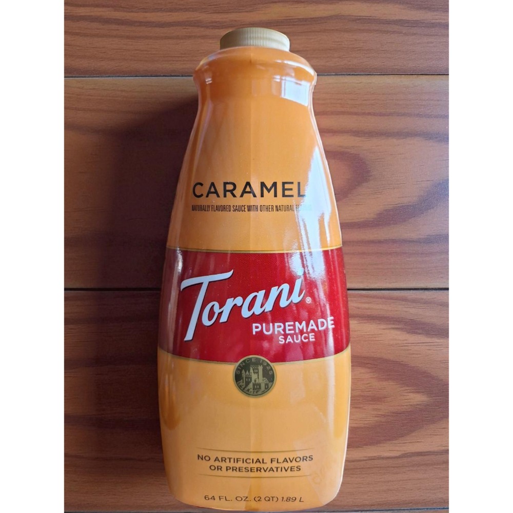 🟠超取限1瓶🟠Torani 特朗尼焦糖醬  64OZ/罐 1.89L 美國進口-規格圖2