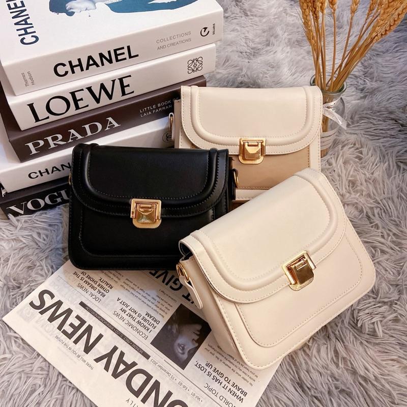 𝐖𝐚𝐘♡·現+預｜韓款Ins風金屬鎖釦小方包 肩背包 豆腐包 單肩包 斜跨包 小廢包 小方包 質感小包 女生包包✨-細節圖2