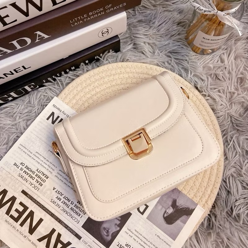 𝐖𝐚𝐘♡·現+預｜韓款Ins風金屬鎖釦小方包 肩背包 豆腐包 單肩包 斜跨包 小廢包 小方包 質感小包 女生包包✨-規格圖6