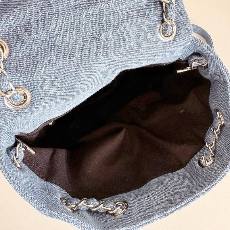 𝐖𝐚𝐘♡·現+預｜精緻女孩必備！韓款高質感小香風後背包❤️‍🔥 雙肩包 單肩包 鏈條包 菱格紋 雙口袋 韓系包包✨-細節圖9