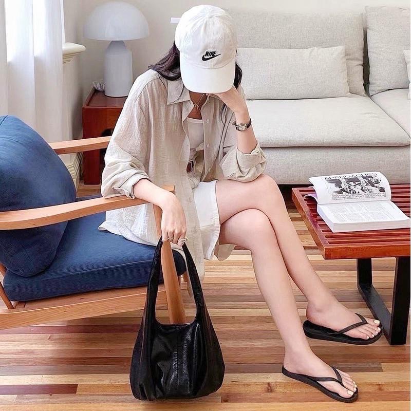 𝐖𝐚𝐘♡·現+預｜法式慵懶風單肩抓皺液下包 長夾可放 肩背包 手提包 托特包 女生包包✨-細節圖6