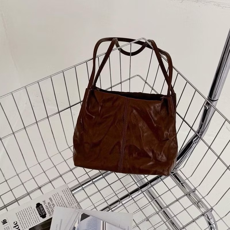 𝐖𝐚𝐘♡·現+預｜🔥韓系Ins風皺摺感小方包 肩背包 斜跨包 手提包 液下包 通勤包 韓系包包 女生包包✨-規格圖9