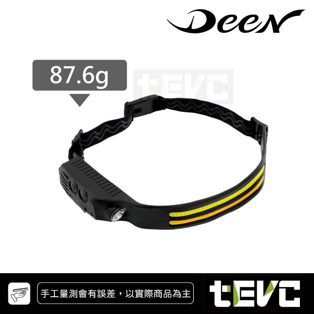 《tevc》DEEN J 超輕 揮手感應式 頭燈 頭戴式工作燈 COB頭燈 夜跑步燈 450流明 DNJRHLS-450-細節圖4