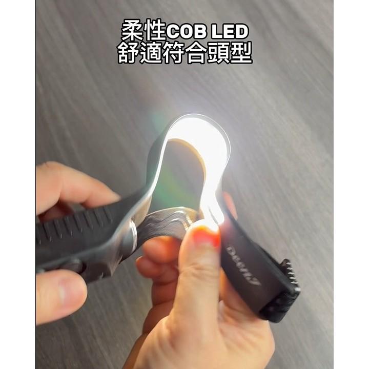 《tevc》DEEN J 超輕 揮手感應式 頭燈 頭戴式工作燈 COB頭燈 TYPE-C 充電 工作燈 水電 汽車 維修-細節圖4