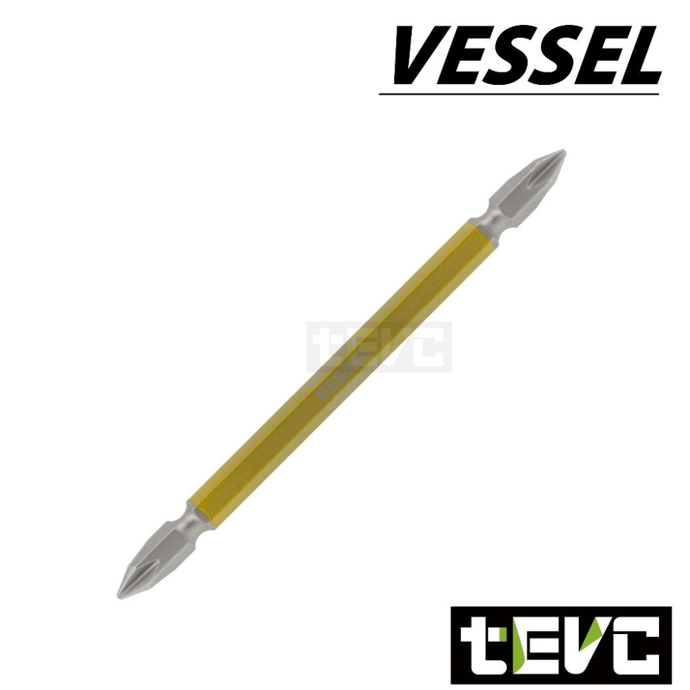 《tevc》日本製 VESSEL 剛彩 GS14 高扭力 40V 十字 雙頭 起子頭 電動起子 高硬度 磁吸 起子 發票-細節圖5