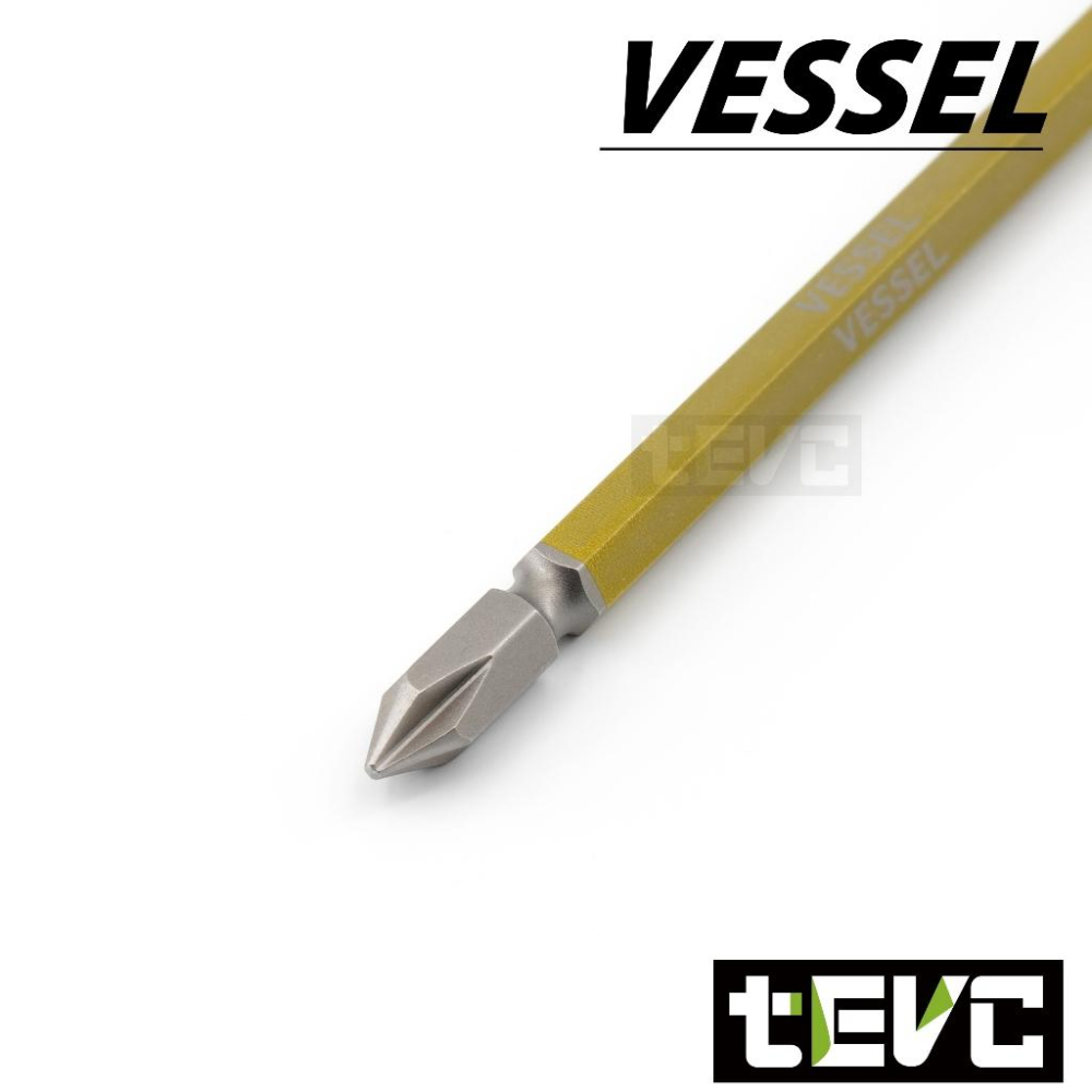《tevc》日本製 VESSEL 剛彩 GS14 高扭力 40V 十字 雙頭 起子頭 電動起子 高硬度 磁吸 起子 發票-細節圖6