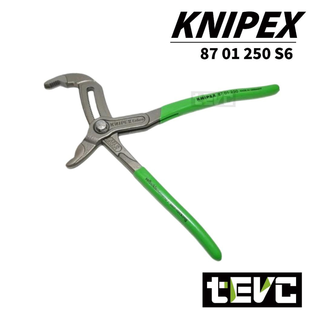 《tevc》KNIPEX 德國製 限量色 水管鉗 幫浦鉗 10吋(250mm)-細節圖4