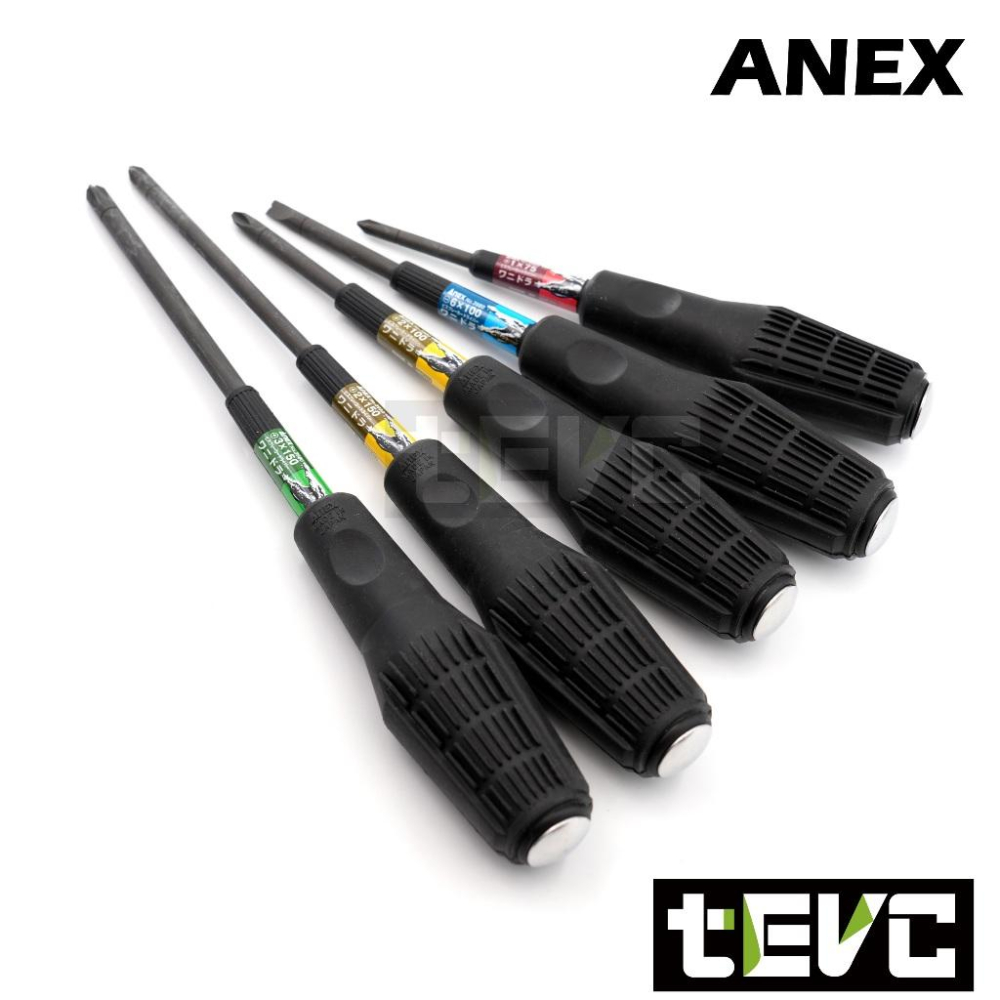 《tevc》日本製 ANEX 安耐適 3980 暴力鱷 滑牙 狠咬 十字 一字 螺絲 起子 崩牙 開花 螺絲 拆卸 敲擊-細節圖2