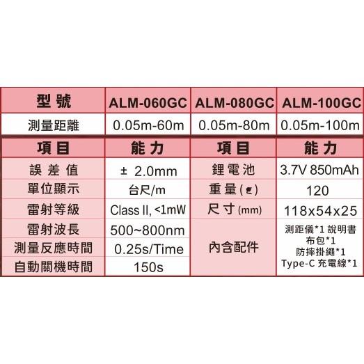《tevc》ALSTRONG 充電款 紅光 綠光 雷射測距儀-細節圖9