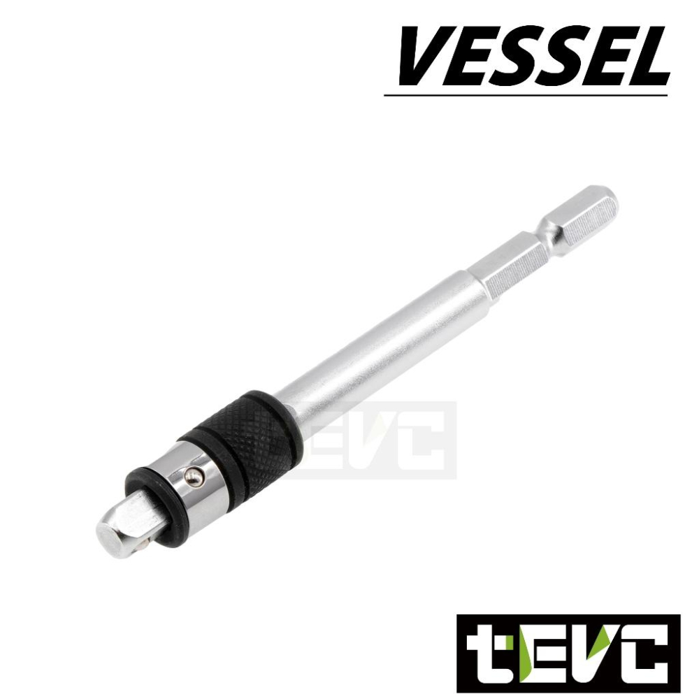 《tevc》日本VESSEL 起子頭接桿 2WAY 套筒 快速切換 不用一直換工具 起子 批頭 接桿 A20HSQ 兩分-細節圖3