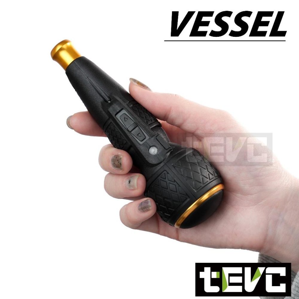 《tevc》VESSEL 有保固 黑金 短溝 電動起子 套組 起子頭 內六角扳手 220USB 11GLUL1 北美限定-細節圖2