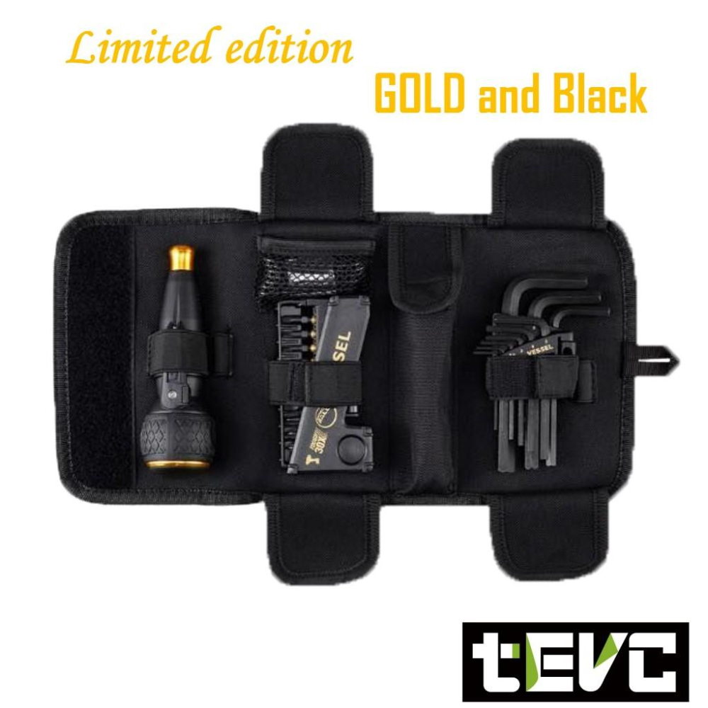 《tevc》VESSEL 有保固 黑金 短溝 電動起子 套組 起子頭 內六角扳手 220USB 11GLUL1 北美限定-細節圖5