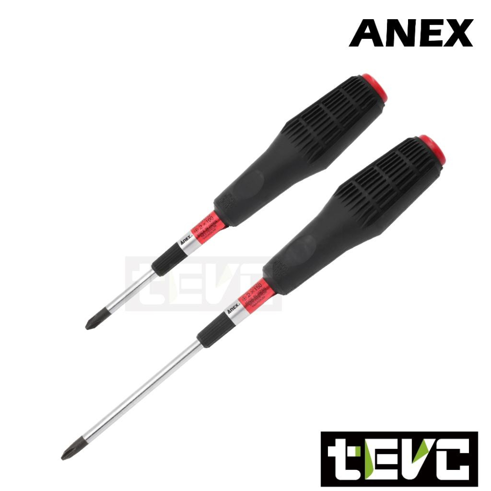 《tevc》特價! ANEX 安耐適  3900 3915 強力 橡膠 防滑 螺絲起子 十字 一字 日本製 最佳入門款-細節圖3