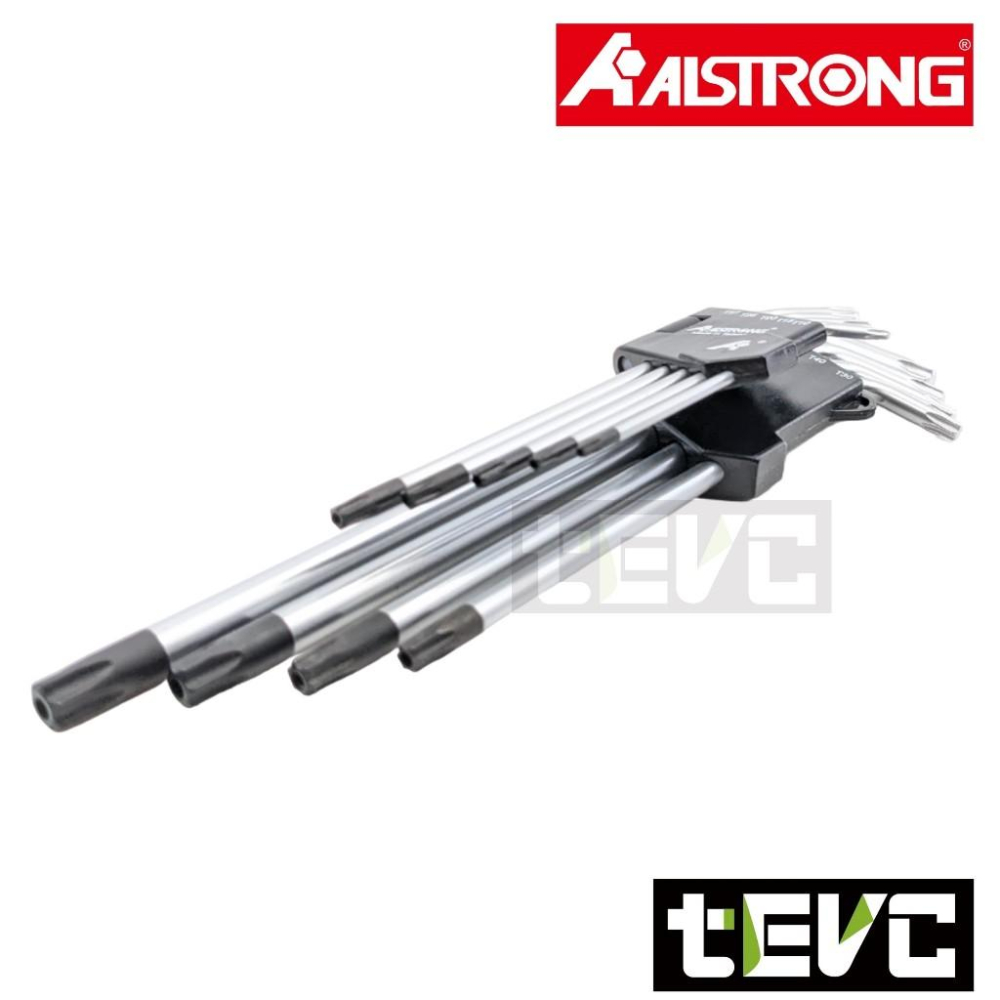 《tevc》發票 台灣 ALSTRONG CDT-09X S-2 星型中空 超長型 六角 板手 九支組 星型 中空 長型-細節圖2